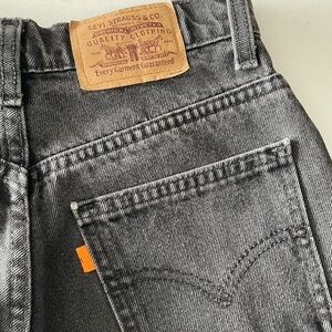 Levi's Charcoal Straight Jeans